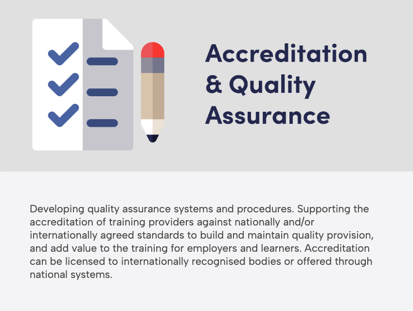 UK Skills Partnership - Accreditation and Quality Assurance expertise