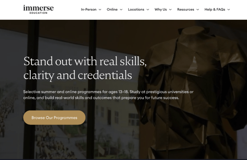 Immerse Education - Ted Summer School