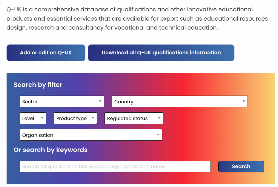 Skills International Growth: Federation of Awarding Bodies - Q-UK