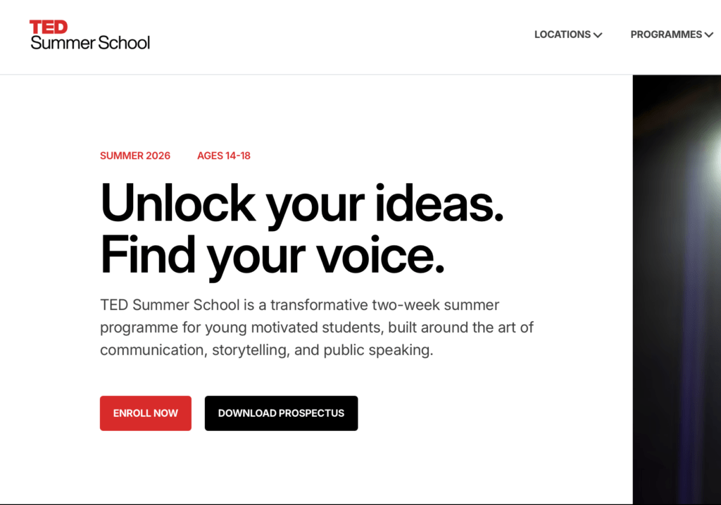 Immerse Education - Ted Summer School